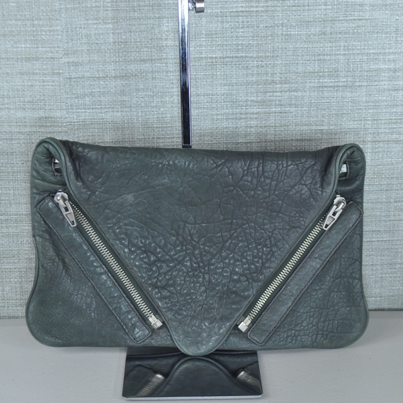 Alexander Wang Gray Clutch - Picture 1 of 8